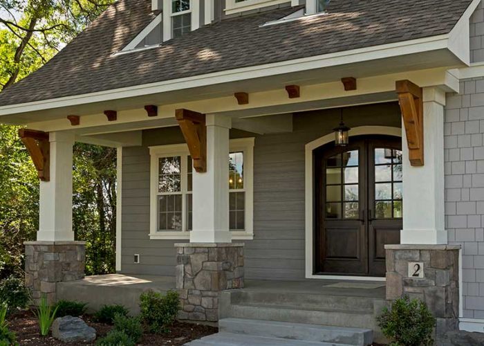 Exterior of front entry of home at 2 Tree Farm Lane