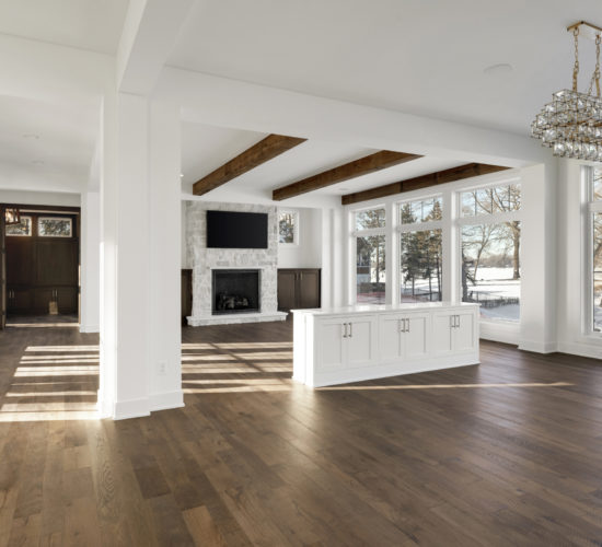 dinning room and great room view