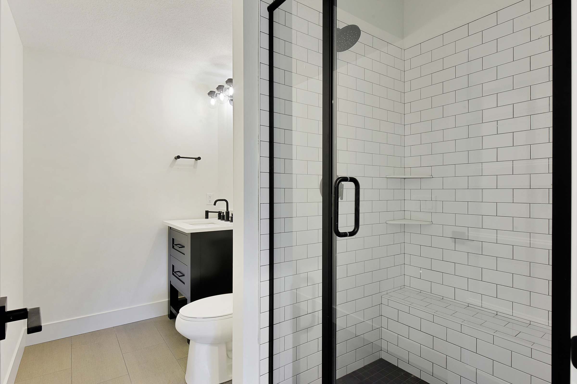 Shorewood Contemporary Lower Level Bath