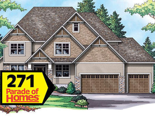 Exterior of home, Parade of Homes number 271