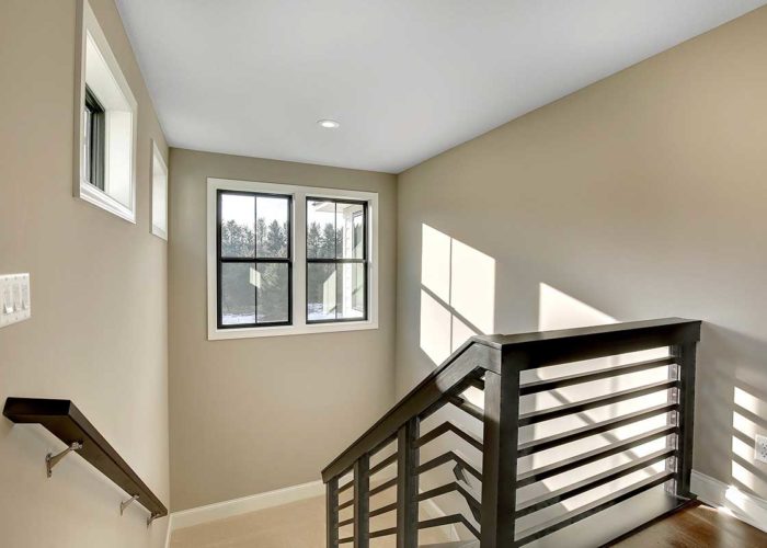 Detail of railing and stairway