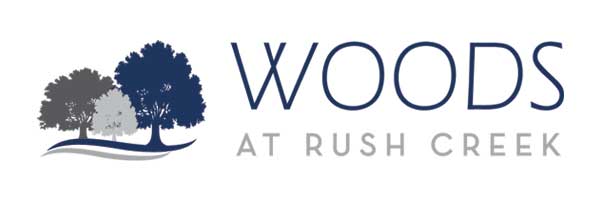 Woods at Rush Creek neighborhood logo