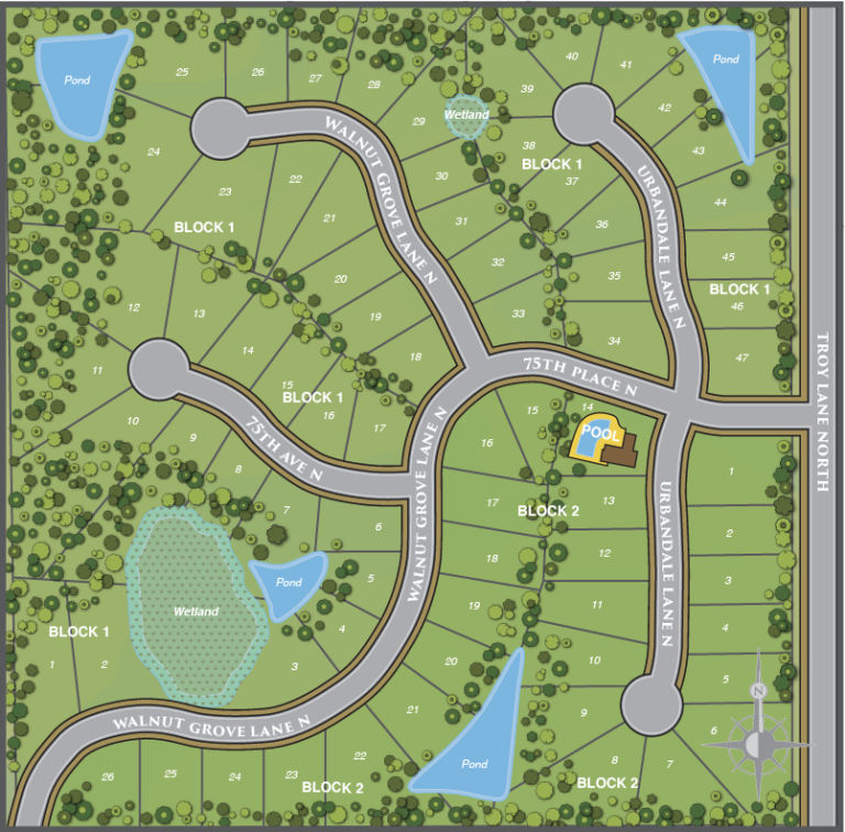 Woods At Rush Creek Map Soldout